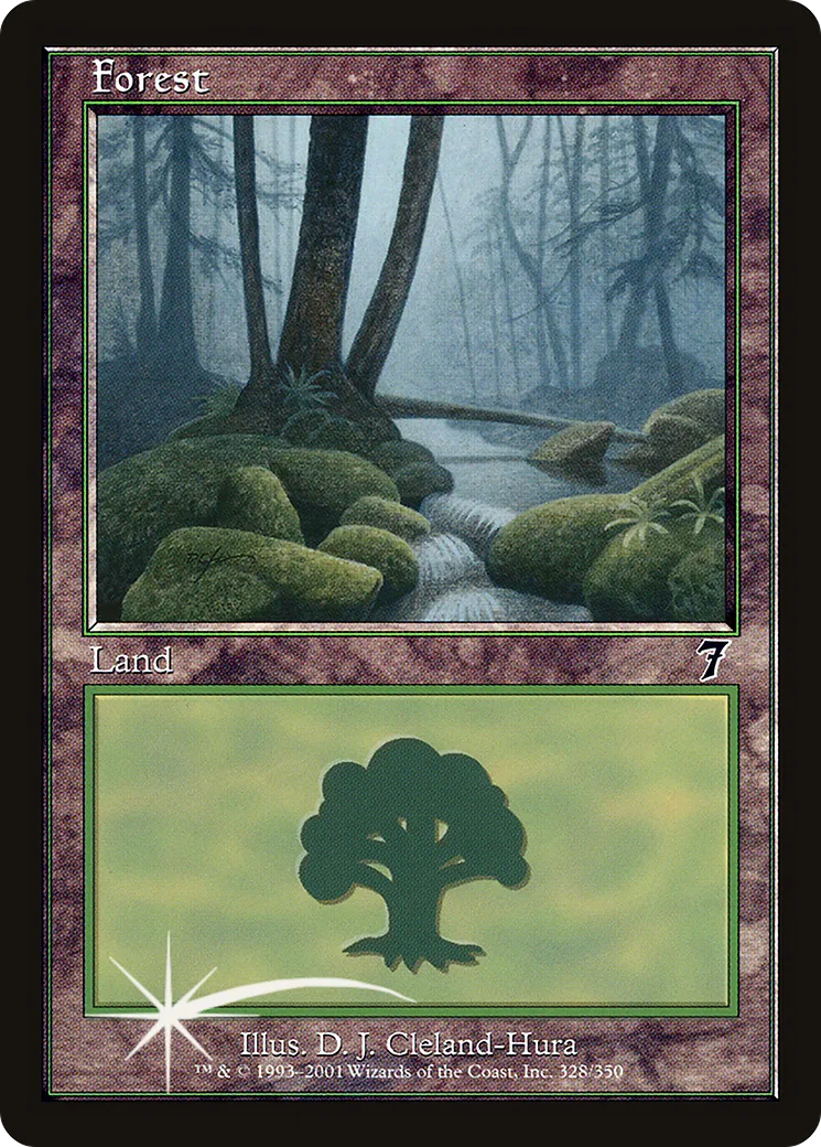 Forêt — Seventh Edition — Magic: The Gathering