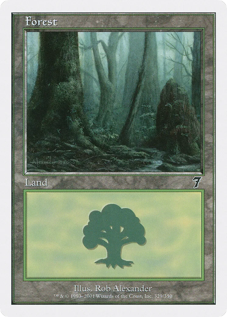 Forêt — Seventh Edition — Magic: The Gathering
