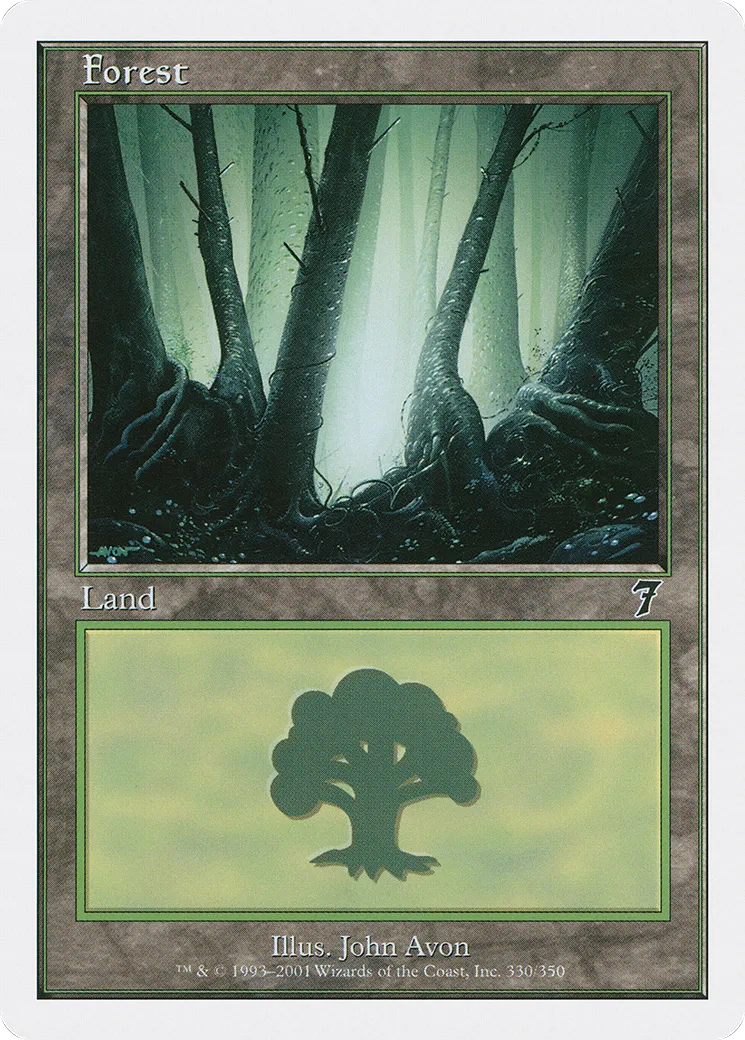 Forêt — Seventh Edition — Magic: The Gathering