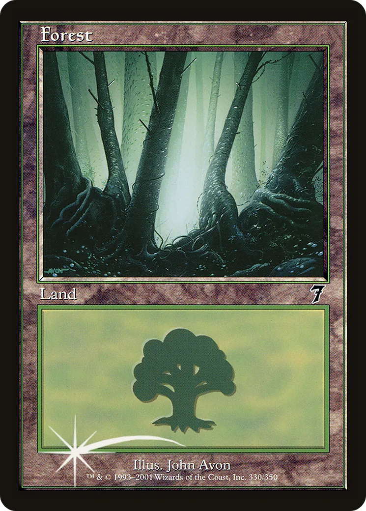 Forêt — Seventh Edition — Magic: The Gathering