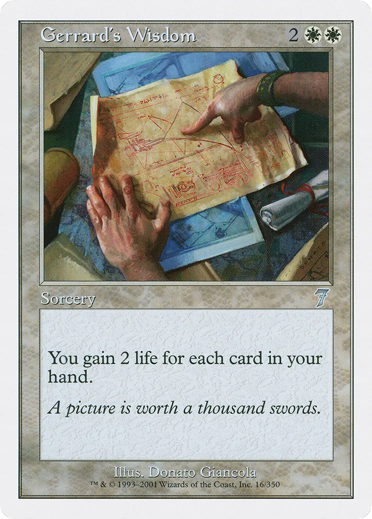 Gerrard's Wisdom — Seventh Edition — Magic: The Gathering