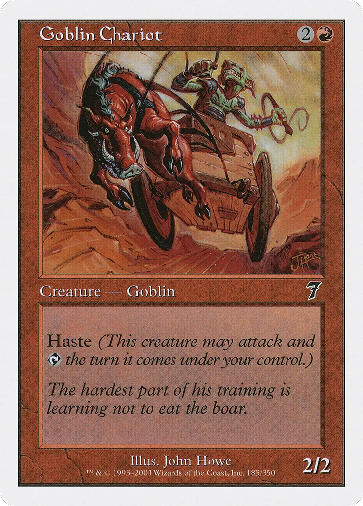 Goblin Chariot — Seventh Edition — Magic: The Gathering