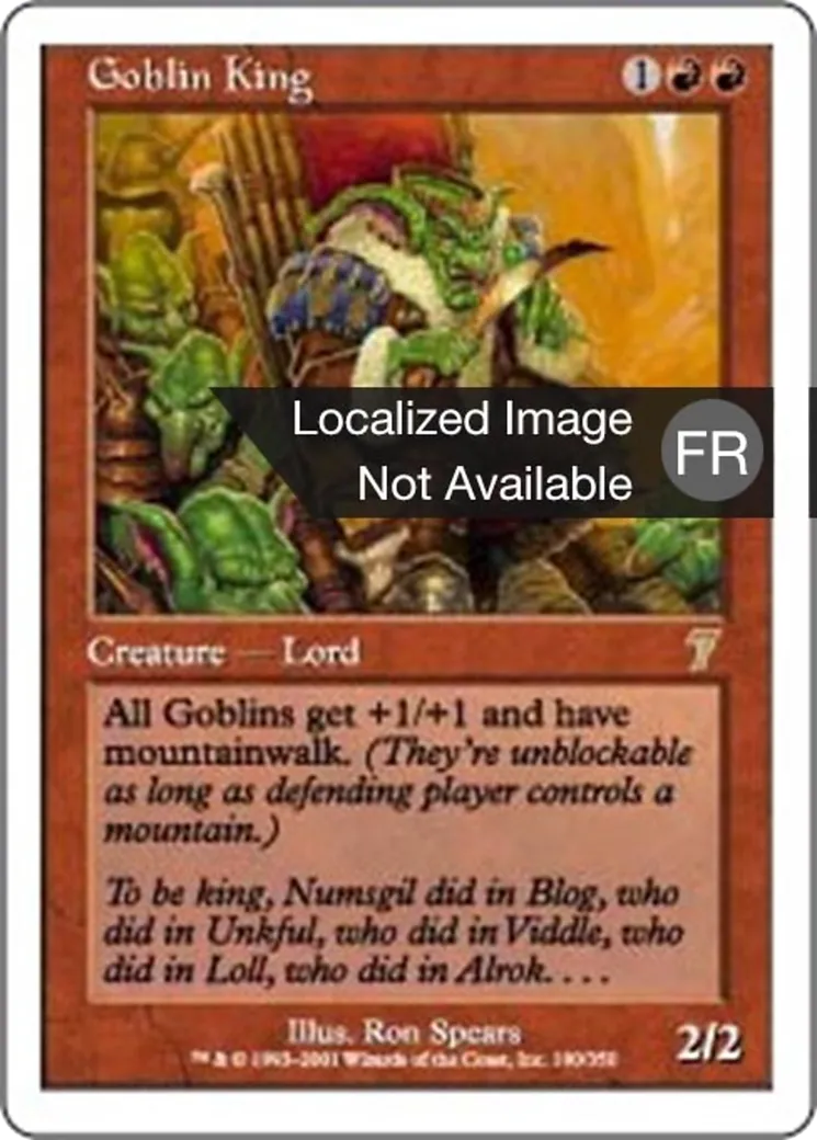 Roi des gobelins — Seventh Edition — Magic: The Gathering