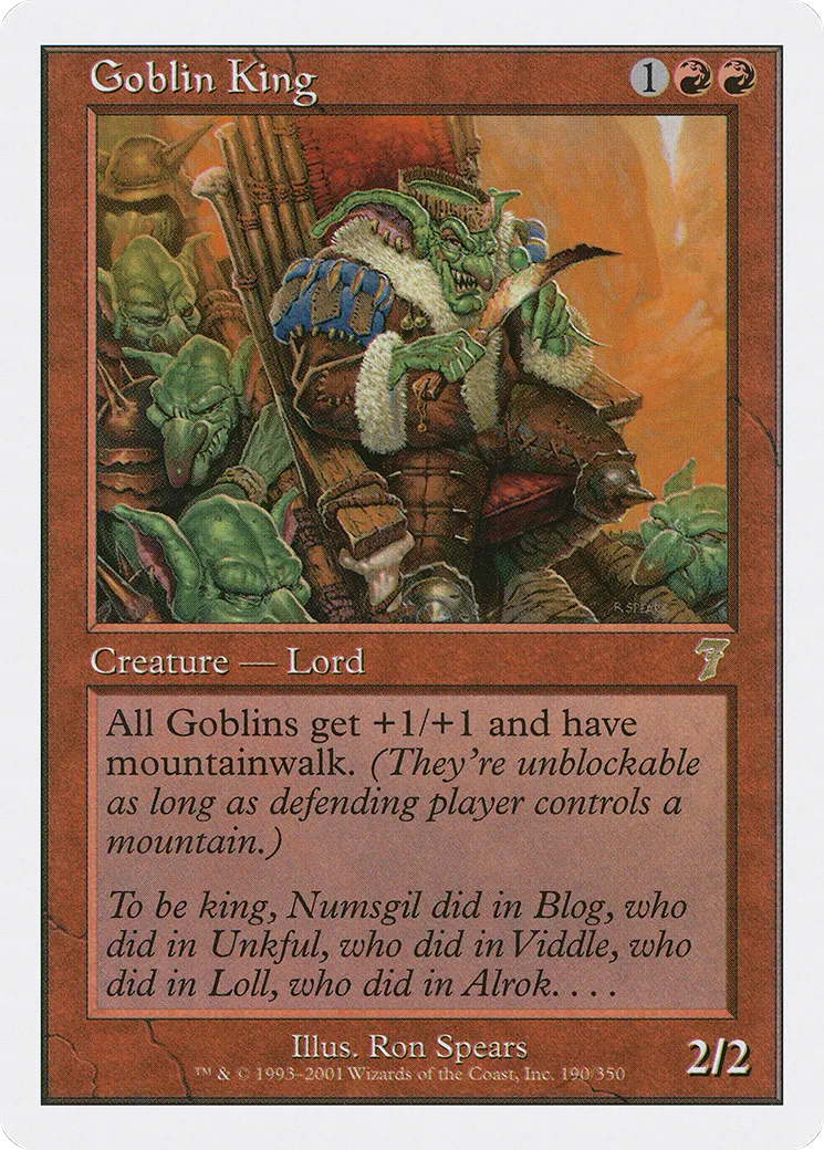 Goblin King — Seventh Edition — Magic: The Gathering
