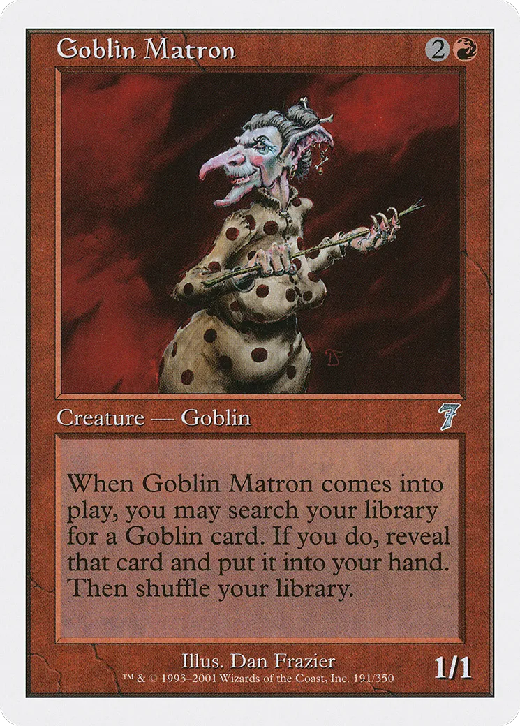 Goblin Matron — Seventh Edition — Magic: The Gathering