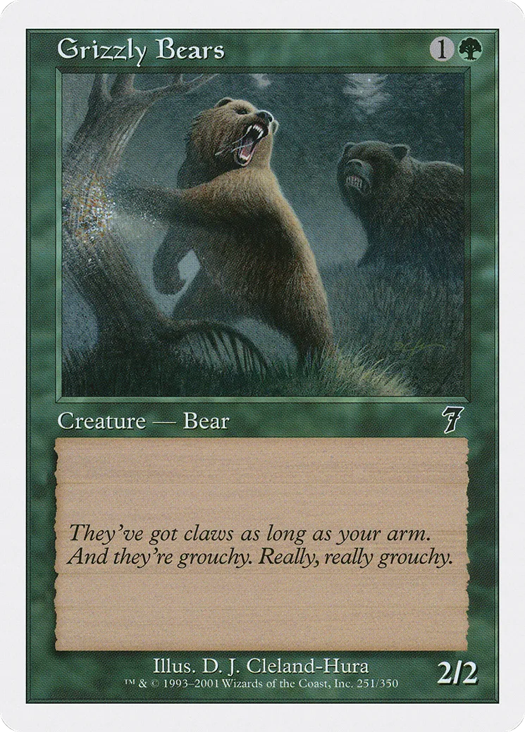 Grizzlis — Seventh Edition — Magic: The Gathering