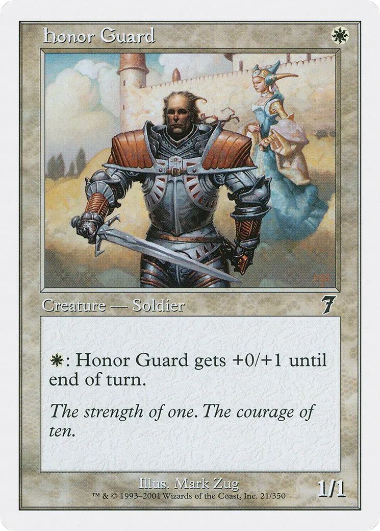 Garde d'honneur — Seventh Edition — Magic: The Gathering