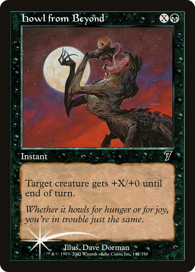 Howl from Beyond — Seventh Edition — Magic: The Gathering