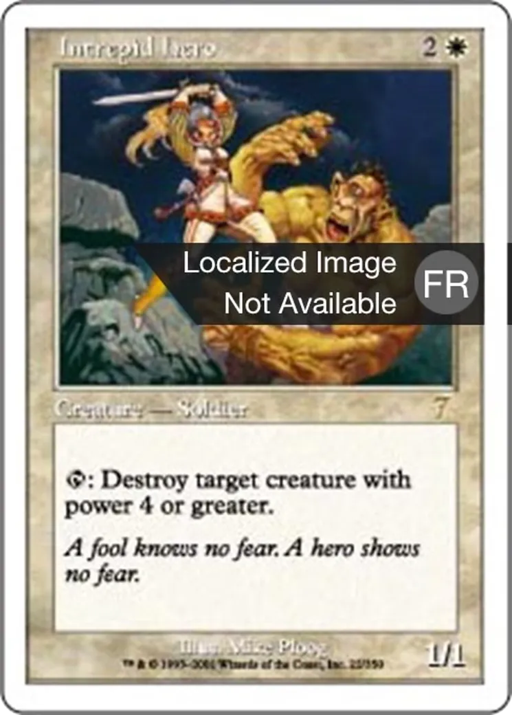 Héros intrépide — Seventh Edition — Magic: The Gathering