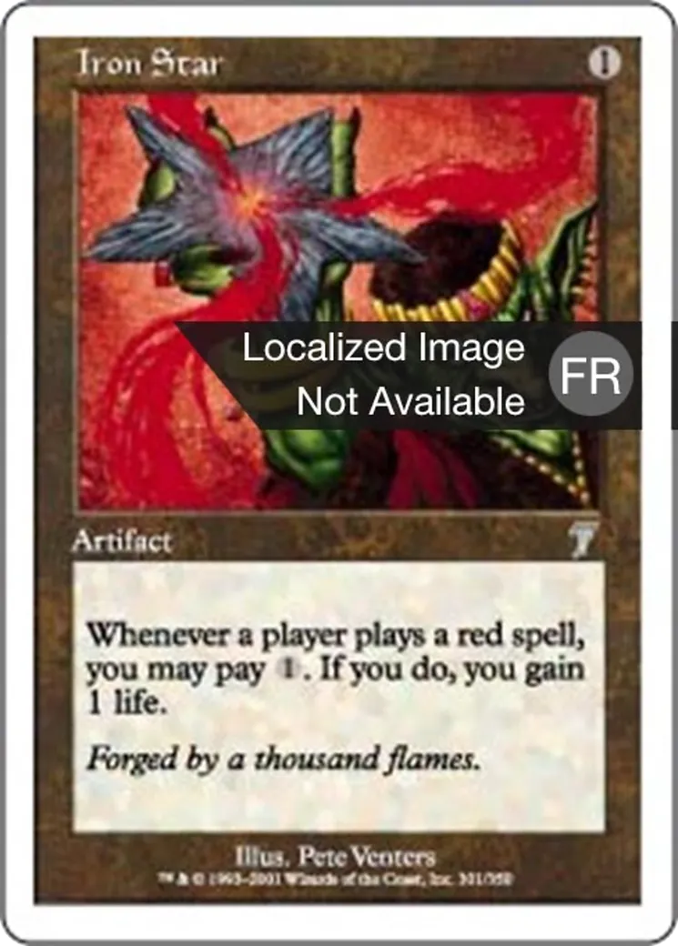 Étoile de fer — Seventh Edition — Magic: The Gathering