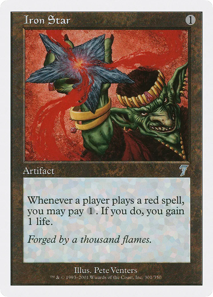 Iron Star — Seventh Edition — Magic: The Gathering