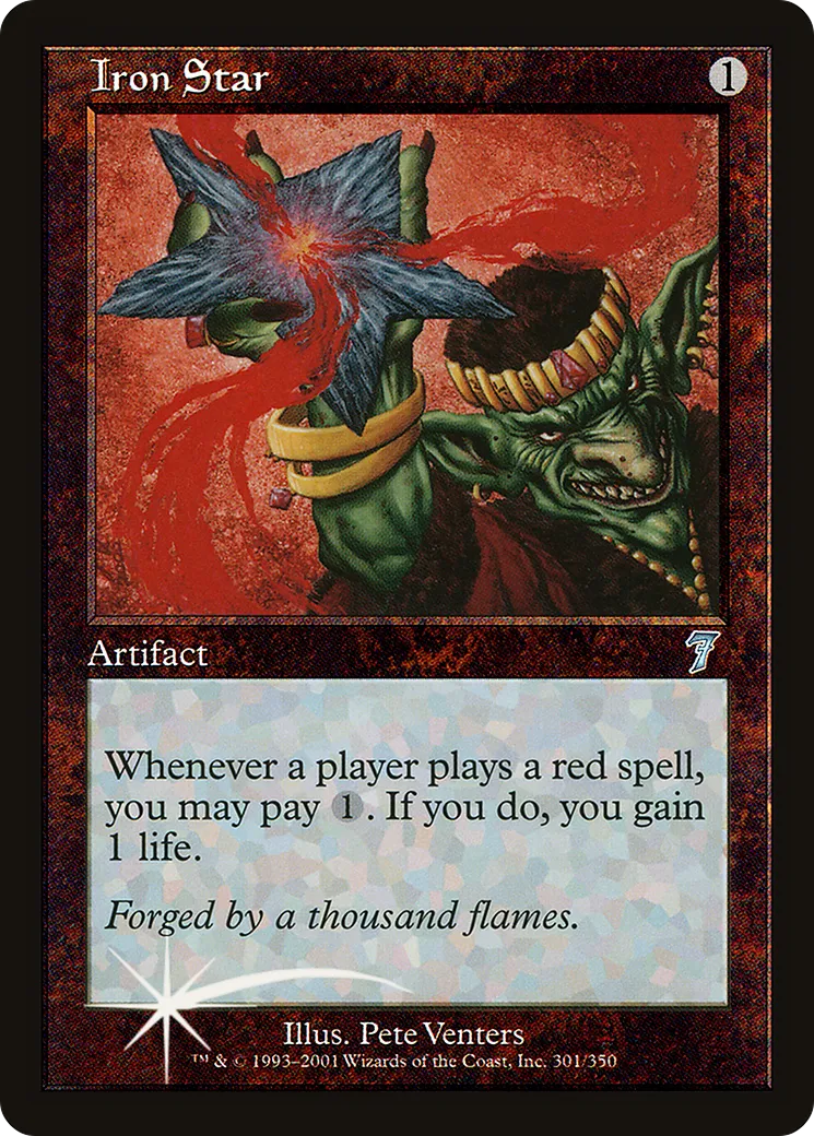 Iron Star — Seventh Edition — Magic: The Gathering
