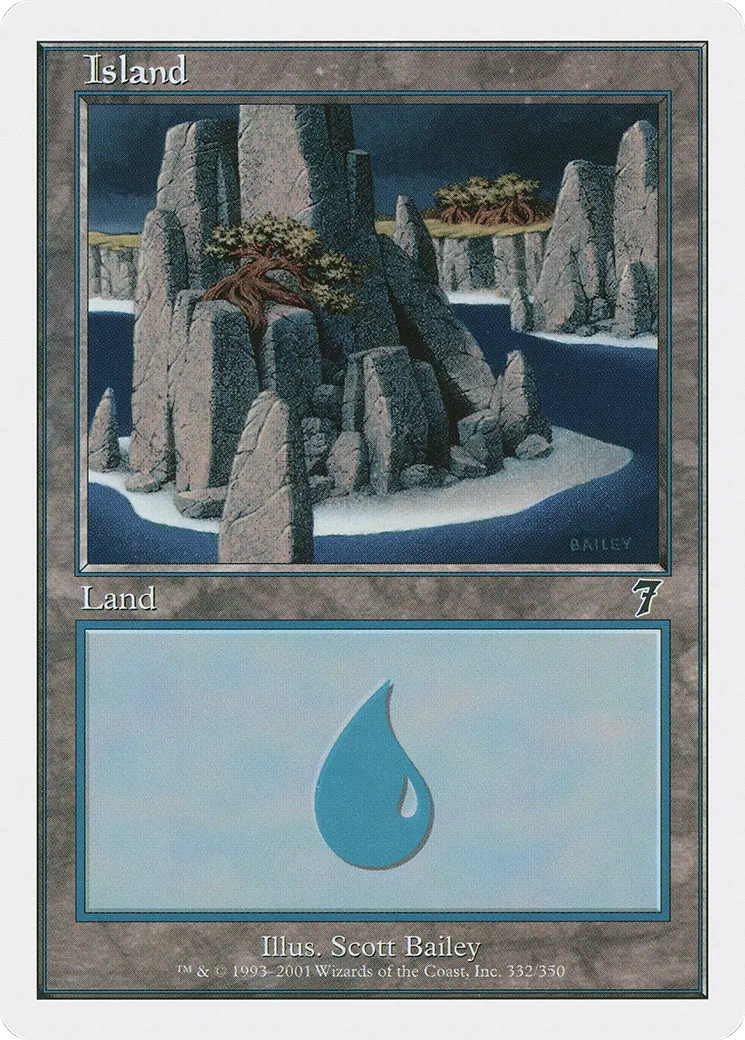 Island — Seventh Edition — Magic: The Gathering