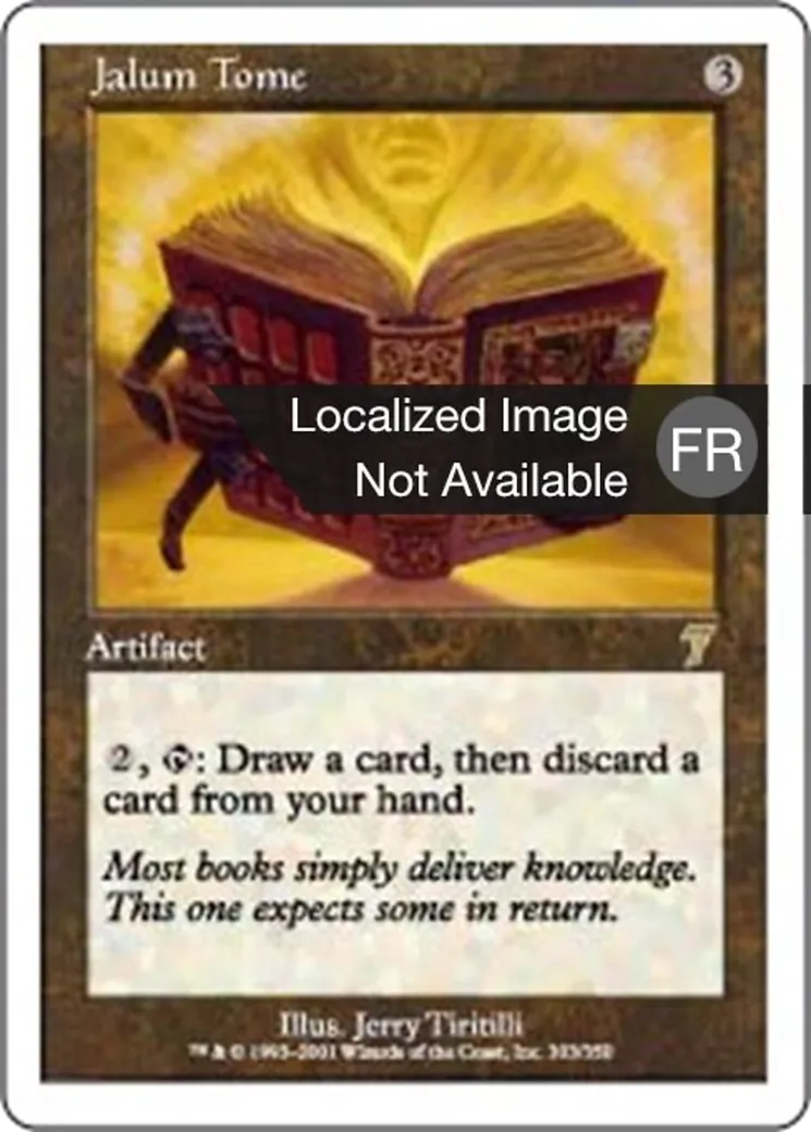 Grimoire de Jalum — Seventh Edition — Magic: The Gathering