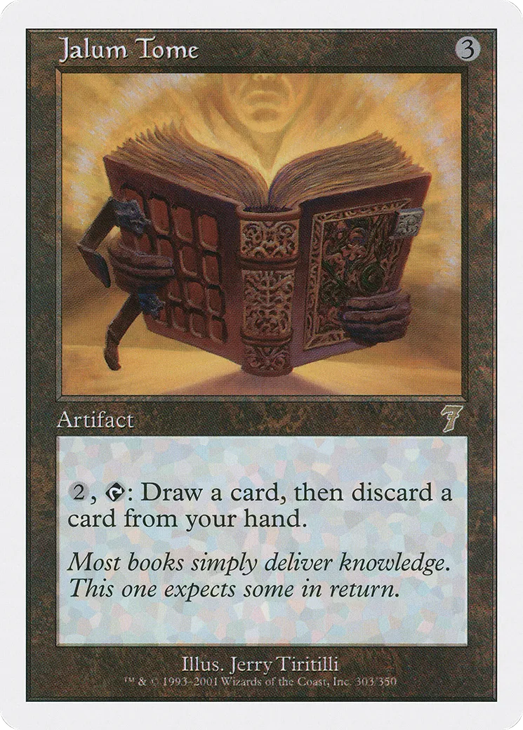 Jalum Tome — Seventh Edition — Magic: The Gathering