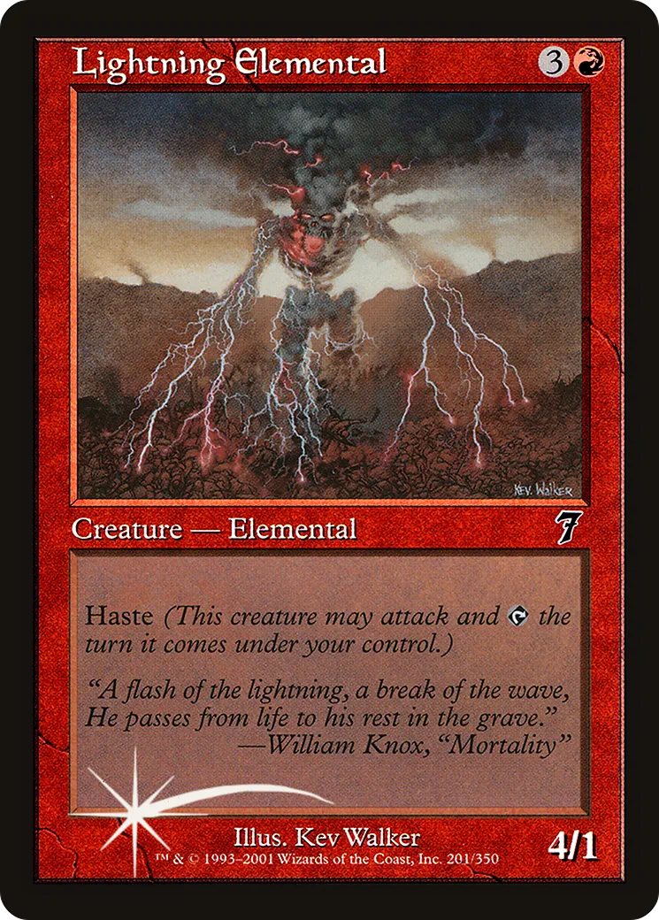 Élémental d'éclair — Seventh Edition — Magic: The Gathering