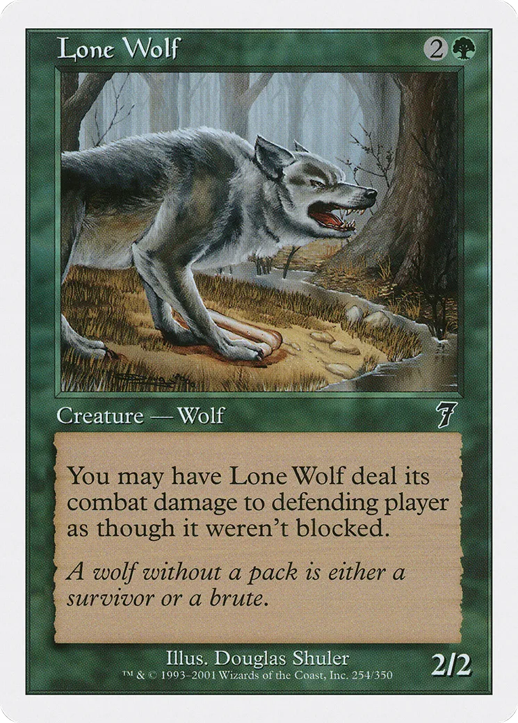 Loup solitaire — Seventh Edition — Magic: The Gathering