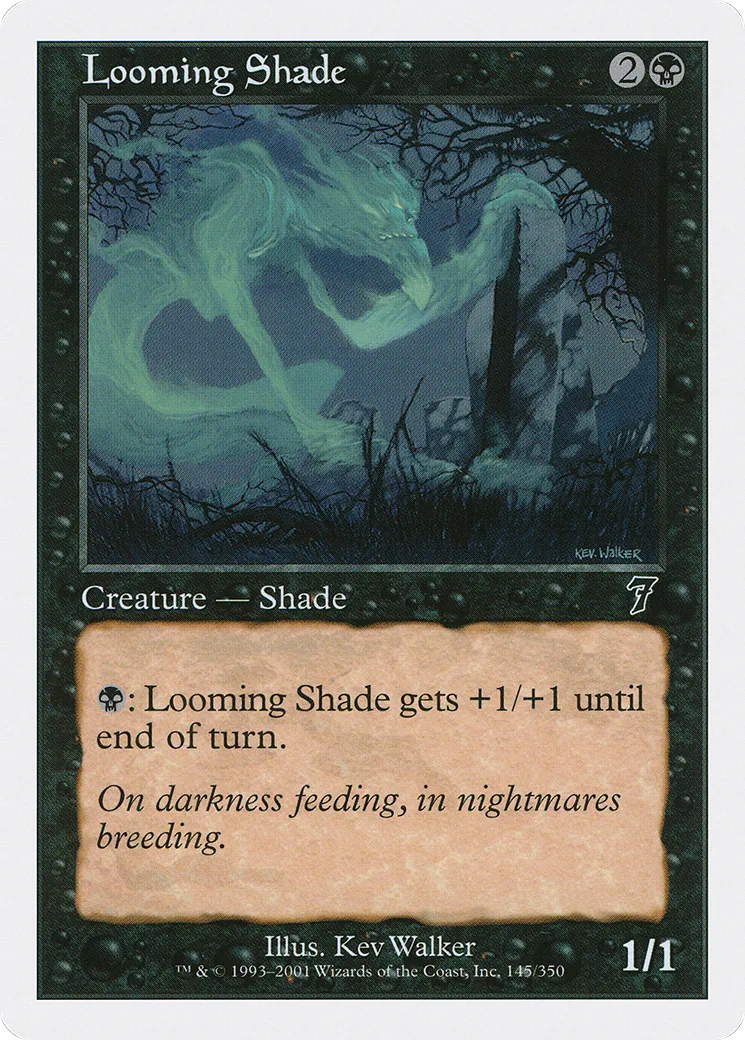 Looming Shade — Seventh Edition — Magic: The Gathering
