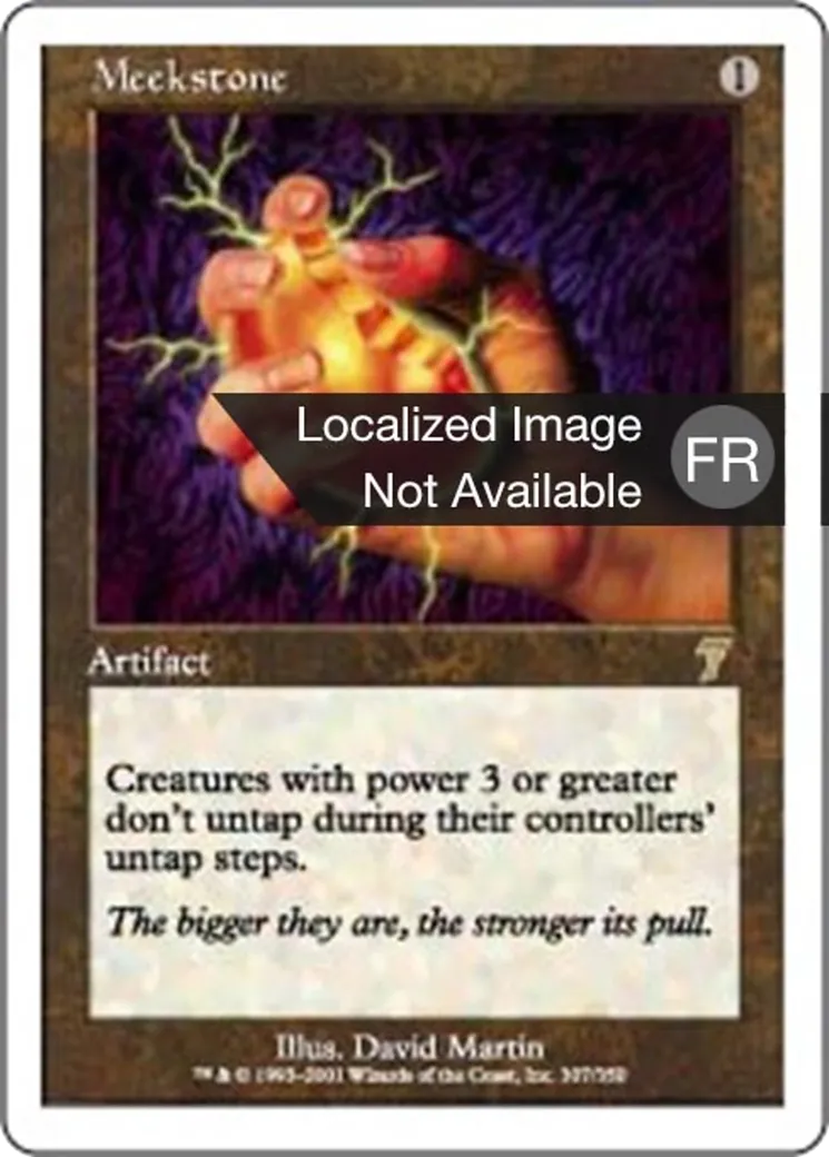 Pierre de soumission — Seventh Edition — Magic: The Gathering