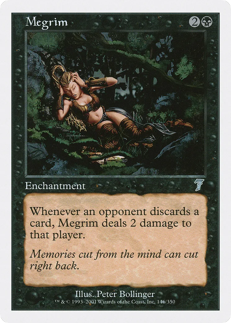 Megrim — Seventh Edition — Magic: The Gathering