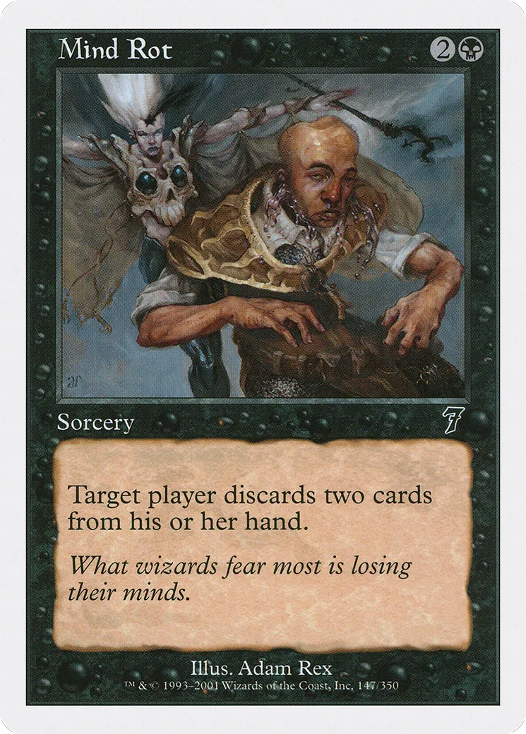 Mind Rot — Seventh Edition — Magic: The Gathering