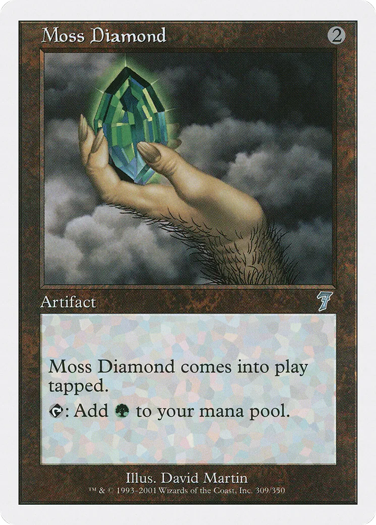 Moss Diamond — Seventh Edition — Magic: The Gathering