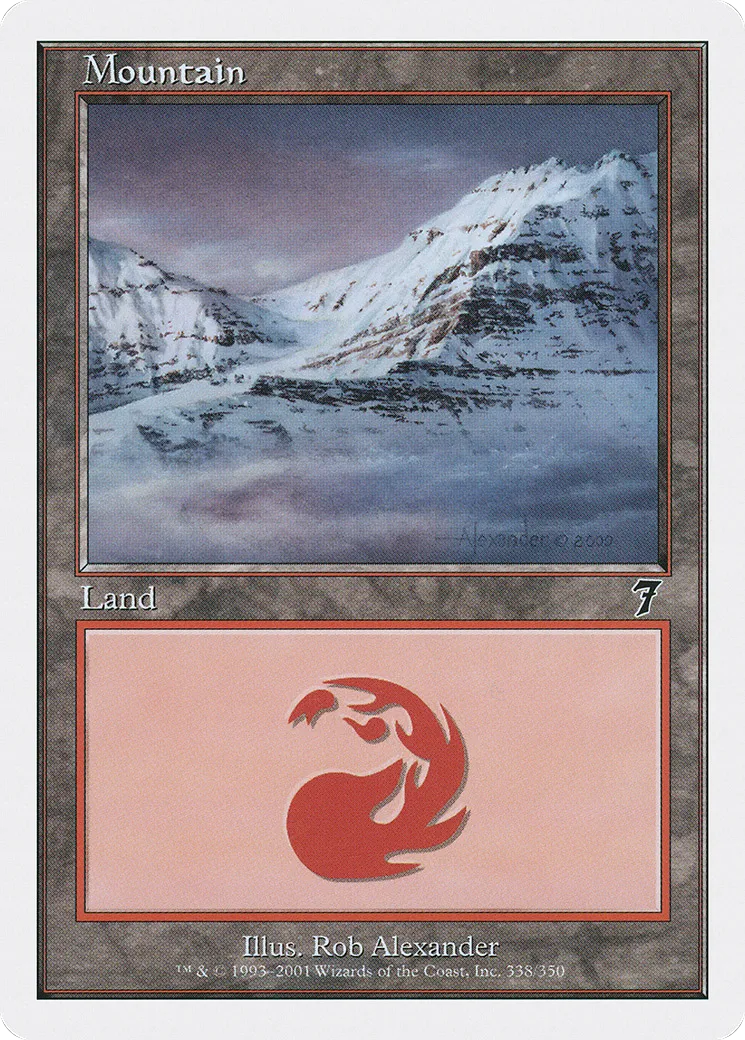 Mountain — Seventh Edition — Magic: The Gathering