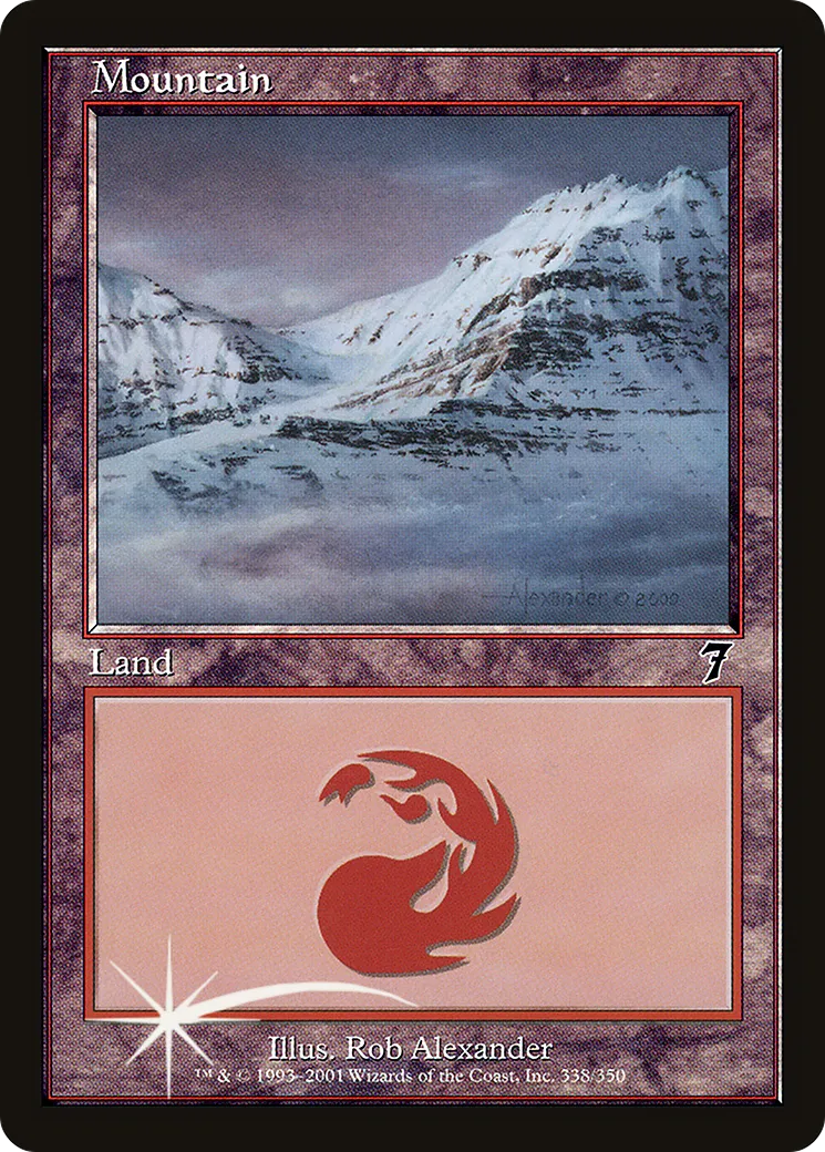 Mountain — Seventh Edition — Magic: The Gathering