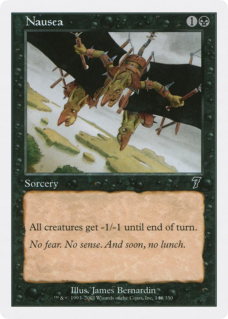Nausea — Seventh Edition — Magic: The Gathering