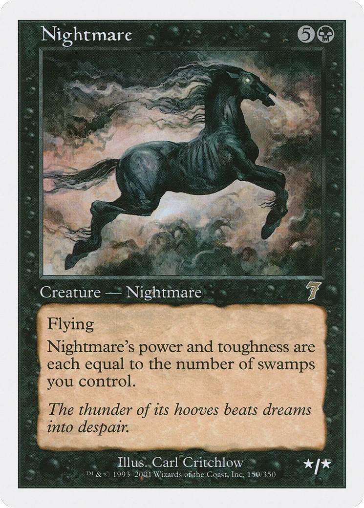 Nightmare — Seventh Edition — Magic: The Gathering