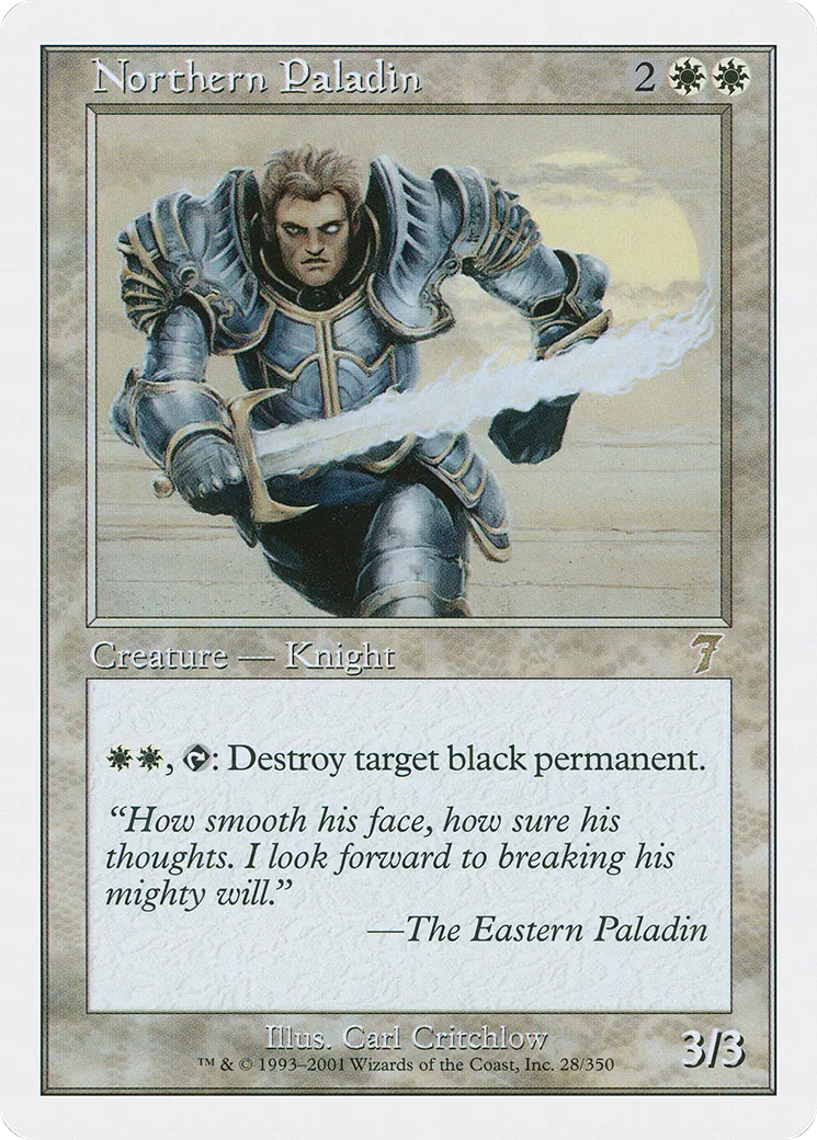 Northern Paladin — Seventh Edition — Magic: The Gathering
