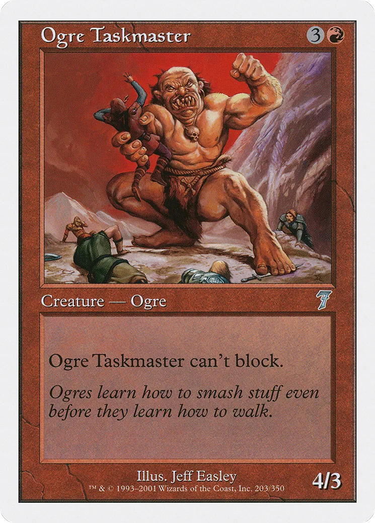 Surveillant ogre — Seventh Edition — Magic: The Gathering