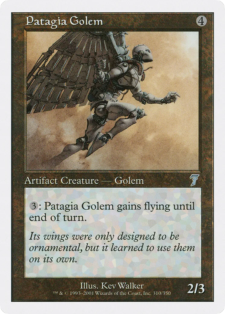 Patagia Golem — Seventh Edition — Magic: The Gathering