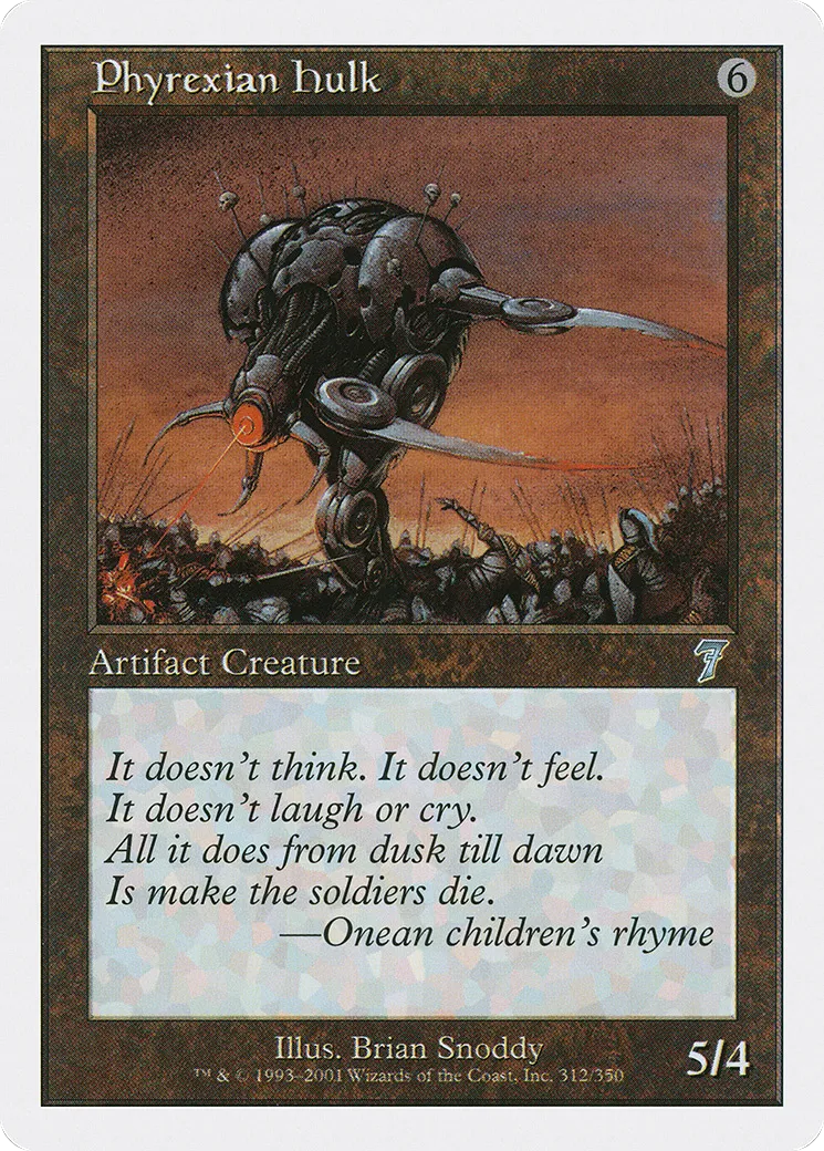 Carcasse phyrexiane — Seventh Edition — Magic: The Gathering