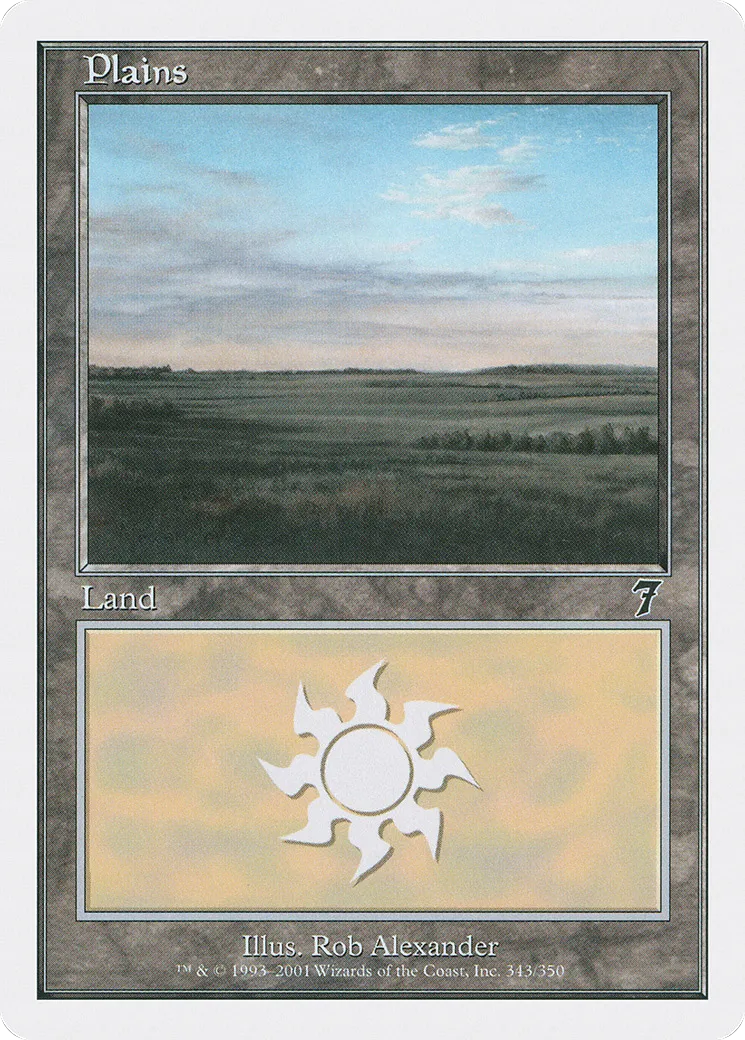 Plains — Seventh Edition — Magic: The Gathering
