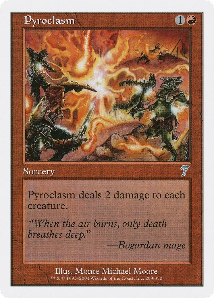 Pyroclasm — Seventh Edition — Magic: The Gathering