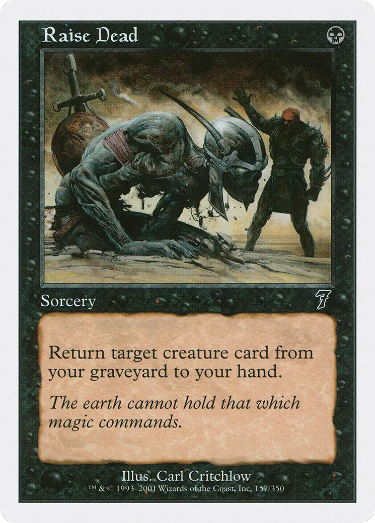 Raise Dead — Seventh Edition — Magic: The Gathering