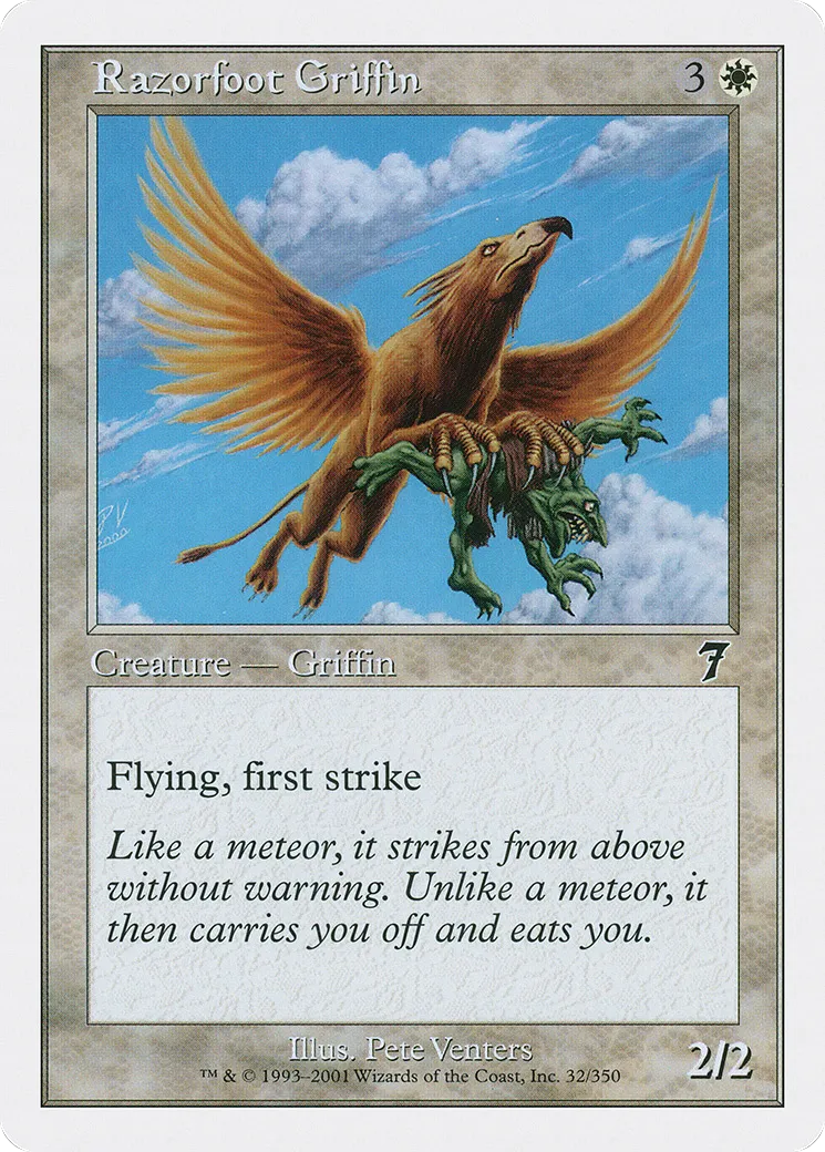 Griffon serres-rasoir — Seventh Edition — Magic: The Gathering