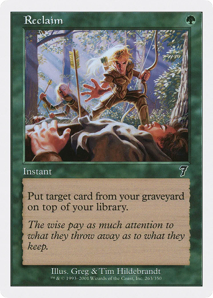 Récupération — Seventh Edition — Magic: The Gathering
