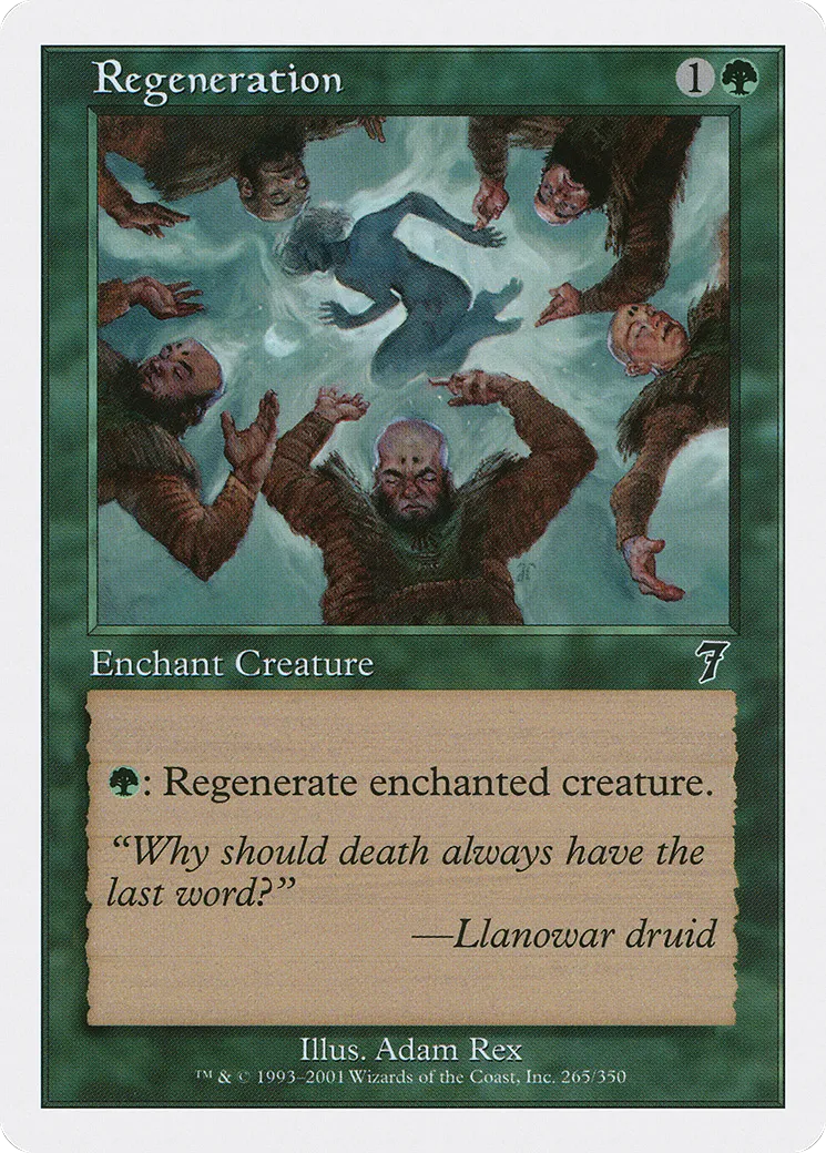 Régénération — Seventh Edition — Magic: The Gathering