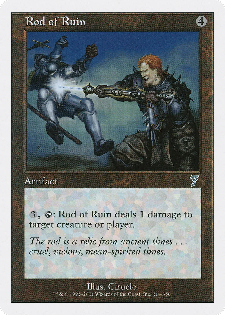 Baguette de ruine — Seventh Edition — Magic: The Gathering