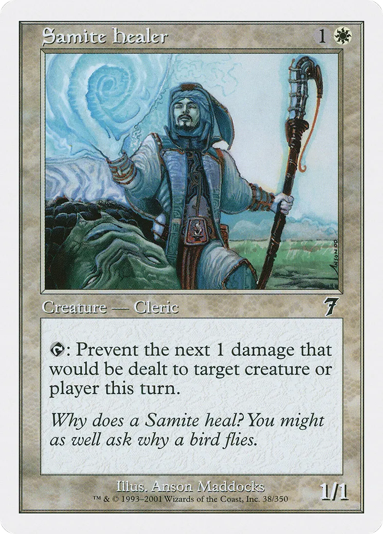 Guérisseur sanctif — Seventh Edition — Magic: The Gathering