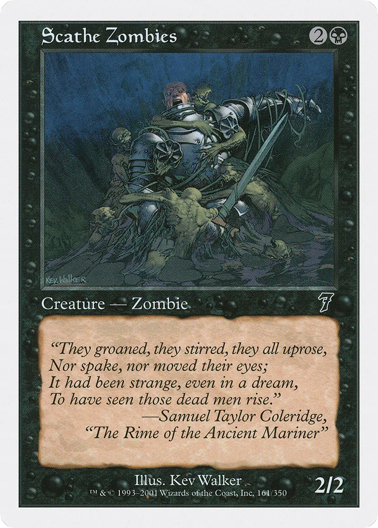 Scathe Zombies — Seventh Edition — Magic: The Gathering