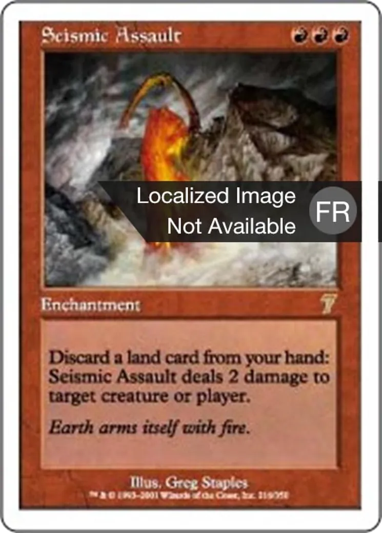 Assaut sismique — Seventh Edition — Magic: The Gathering