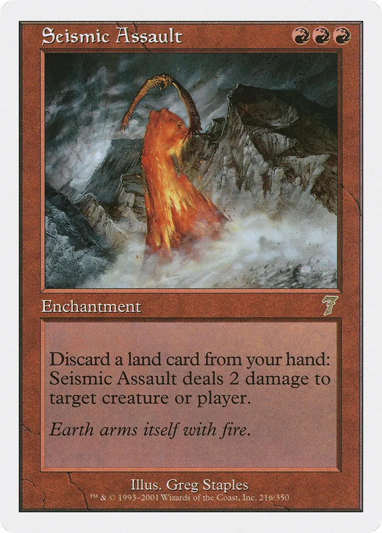 Assaut sismique — Seventh Edition — Magic: The Gathering