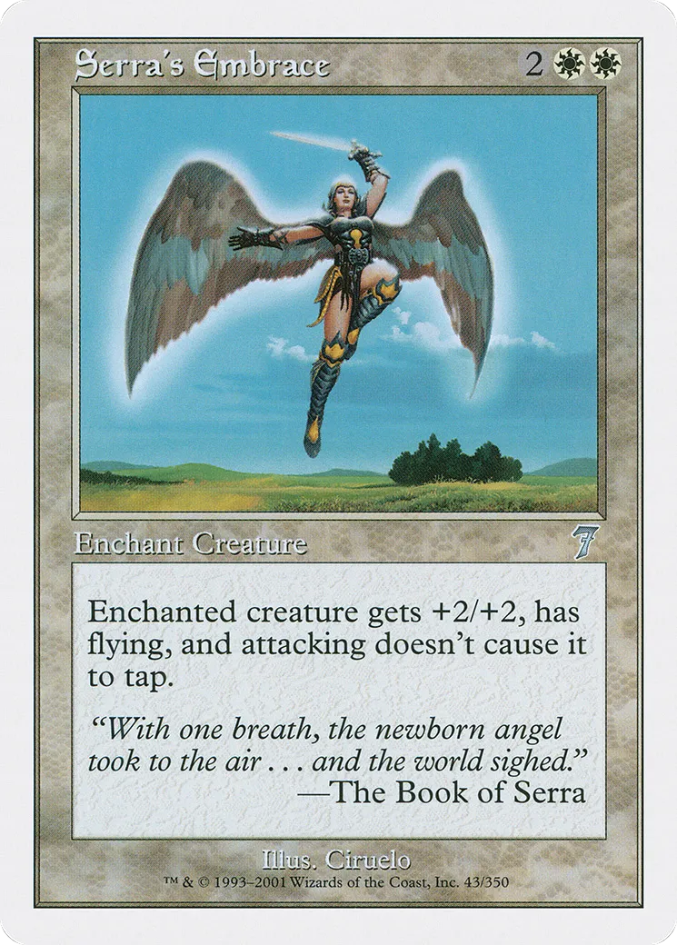 Étreinte de Serra — Seventh Edition — Magic: The Gathering