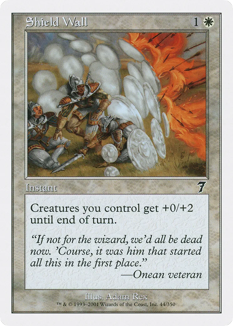 Shield Wall — Seventh Edition — Magic: The Gathering