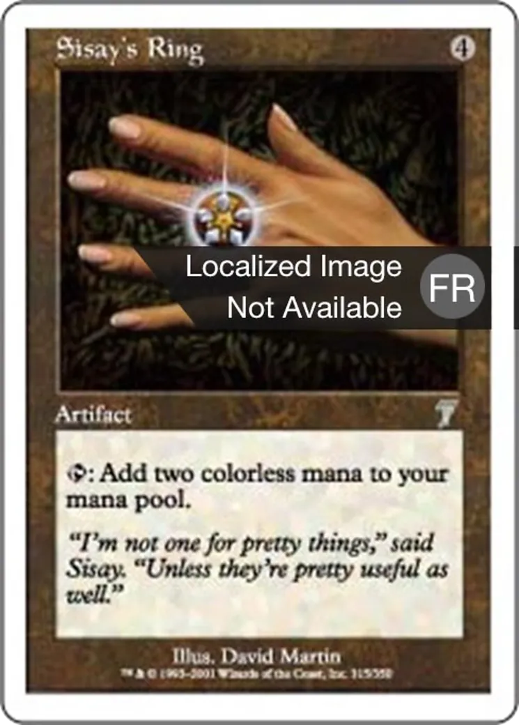 Anneau de Sissay — Seventh Edition — Magic: The Gathering