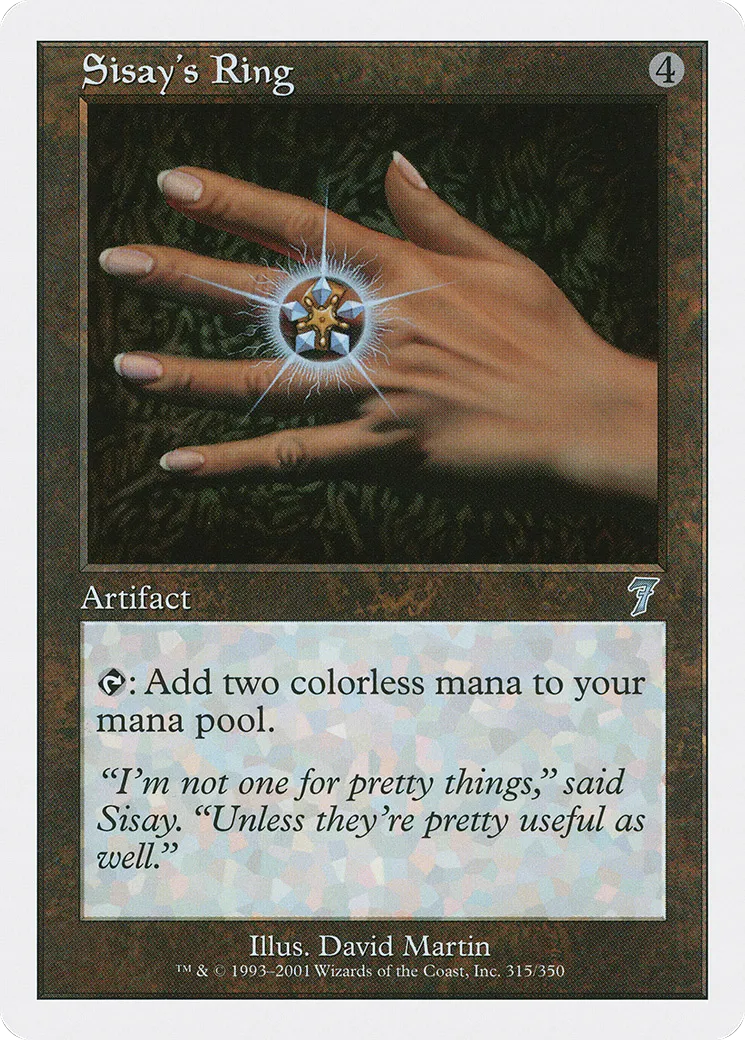 Sisay's Ring — Seventh Edition — Magic: The Gathering