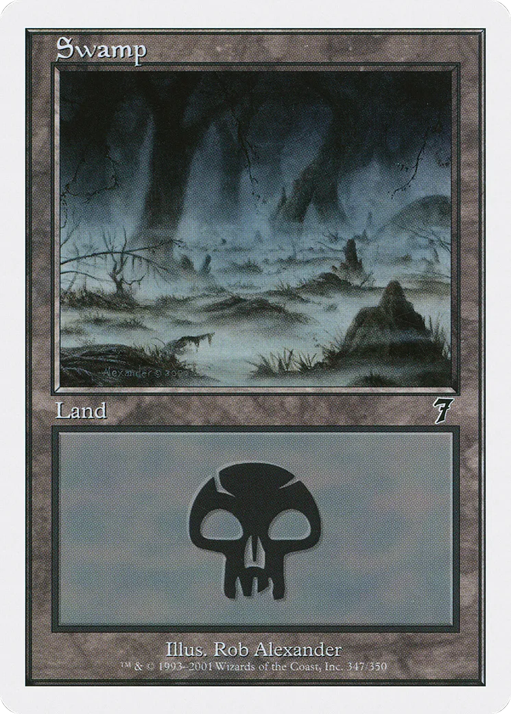 Swamp — Seventh Edition — Magic: The Gathering